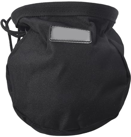 POENVFPO Borsa per Gesso per Arrampicata su Roccia Borsa per Gesso per Arrampicata su Roccia con Cinghia Regolabile Cintura in Tessuto Oxford per Ginnastica All'aperto Capacità di 2 Borse