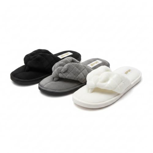 OZABI INFINITIF PARIS Pantoufles Tongs Éponge Femme Pack 3 Paires