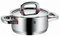 WMF Premium One Kochtopf klein 16,5 cm, Metalldeckel mit Dampföffnung, Bratentopf Induktion 1,5l, Cromargan Edelstahl poliert, Innenskalierung