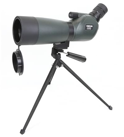 Carson SS-560 60 mm Everglade HD Waterproof Spotting Scope with Table-Top Tripod - Green