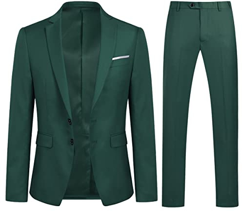 YOUTHUP Costume Homme 2 Pièces Slim Fit Smoking Mariage d'affaires