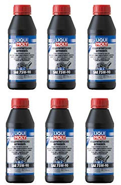 ILODA 6X Original Liqui Moly 500ml Vollsynthetisches Getriebeöl (GL5) SAE 75W-90 1413