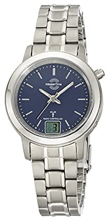 Master Time Funk Quarz Damen Uhr Analog-Digital mit Titan Armband MTLT-10756-31M