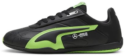 PUMA Unisex MAPF1 Tune Cat Sneaker, Black-Fizzy Green, 44 EU