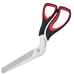 Ciseaux de cuisine ciseaux à Pizza multifonctionnels trancheuse à Pizza ciseaux de cuisine de Restaurant détachables en acier inoxydable (Schwarz)