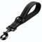 Kurzführer Hund 30cm, Hundeleine kurz mit Metallclip und Weiche Polsterung, Reflektierend Nylon Hundeleine Geeignet für Mittlere Große Hunde(Schwarz,S)