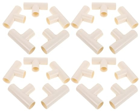 iplusmile 20pièces Accessoires pour Parc Connecteur T Plastique de Rechange pour Parc Accessoires pour Clôture Assemblage