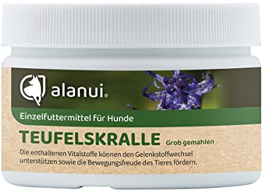 alanui Teufelskralle für Hunde, gemahlen, 100 g Dose