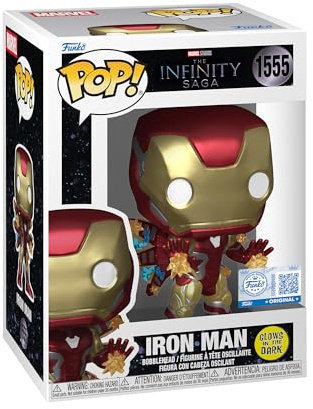 Funko POP! Plus: Avengers End Game - Iron Man Beams - Glow in the Dark - Collectable Vinyl Figure - Gift Idea - Official Merchandise - Toys For Kids & Adults - Model Figure for Collectors and Display