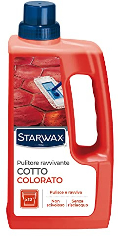 STARWAX Detergente ravvivante colorato per cotto e terracotta 1L