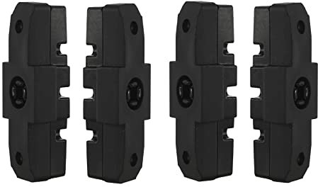 Bremsbeläge, 4 Stück Bremsschuhe für Magura Hs11/ Hs22/ Hs24/ Hs33 Hohe Bremsleistung 2 Paar Bremsschuhe Fahrrad Bremsbelag schwarz für Fydraulische Felgenbremse