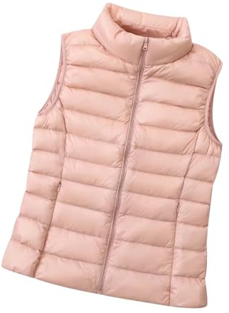 Chaleco Guateado Mujer Ultraligero Chaleco Plumas Mujer Ligero Chalecos Acolchados Señora Chaqueta Abrigo Sin Mangas Mujer Chaleco Plumon Plumifero Mujer Chaleco Plumífero Mujer Tallas Grandes