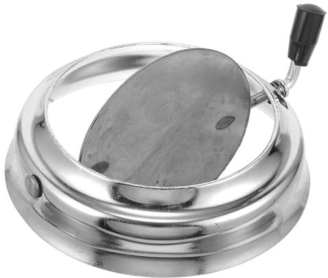Cabilock Chimney Flash Cap Iron Burning Stove Chimney Duct Plate Coal Stove