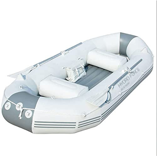 Großes aufblasbares Kajak, verdicktes Zwei-Personen-Gummiboot, aufblasbares Angelboot mit Paddel aus Aluminiumlegierung, geeignet für Wasser-Rafting, Reisen,A