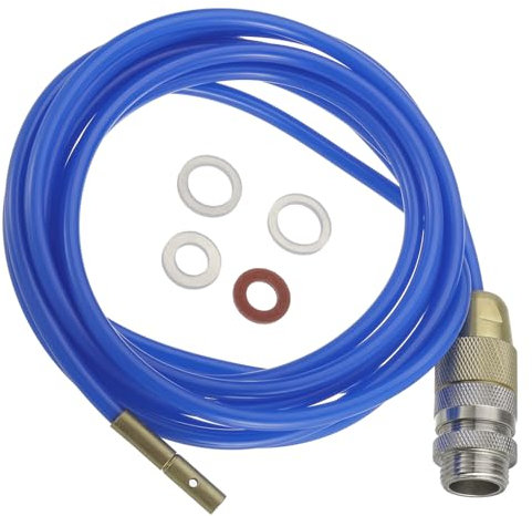 HUAREW Appareil de nettoyage de conduites d'eau haute pression Nettoyeur de conduites haute pression puissant pour tuyaux M22 M24 et 1/2 pouces avec joints et longueur de 3 mètres