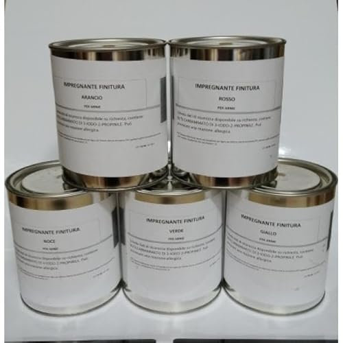 APICOLTURA.COM Vernice per Arnie (impregnante+Finitura) 1 kg (Giallo)