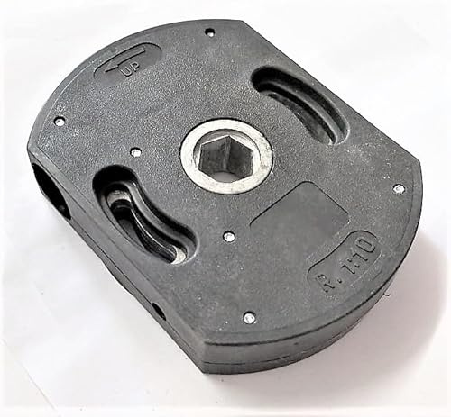 ARGANO PER CASSONETTI ESTERNI TAPPARELLE 116X86X25 mm R. 1:10 ESAGONO 16mm