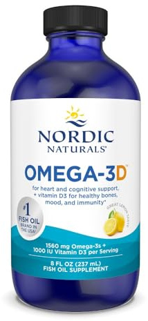 Nordic Naturals 1560Mg Omega 3 Olio Di Pesce, Limone - 237 ml