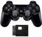 BLUELAKE performance Wireless Double Shock Game Controller kompatibel mit PS1/PS2/Raspberry pi/TV Box/PC (schwarz) [Video Game]