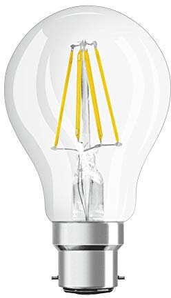 OSRAM Ampoule LED | Culot: B22d | Blanc chaud | 2700 K | 7 W | équivalent à 60 W | LED Retrofit CLASSIC A DIM