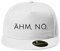 OwnDesigner Ähm nö Baseball Cap - Unisex Mütze, Cap für Herren und Damen, einfarbige Basecap, Snapback (Cap 464 Weiß)
