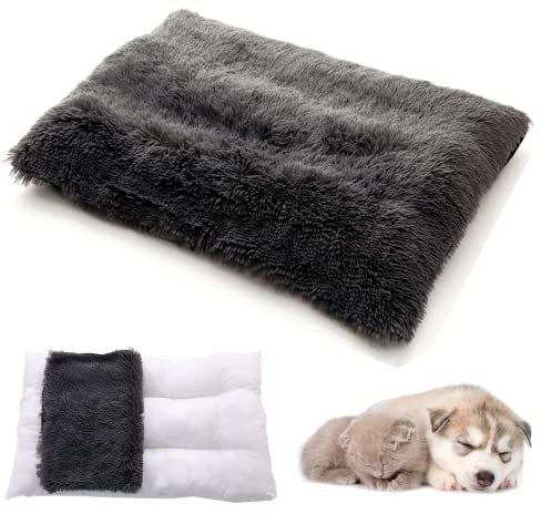 bangminda Almohadilla para Perros Pequeños Gatos Colchoneta Colchón Lavable Desmontable Cama de Felpa Cojin Cálido Invierno para Gato Perro Pequeño Conejo Conejillo de Indias Mascotas Pequeñas