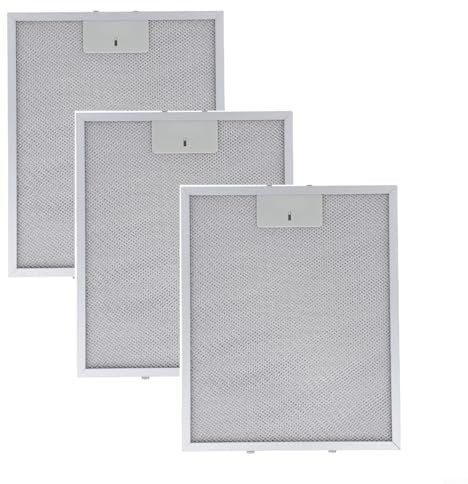 Cloudpower Filtro de aluminio para campana extractora, 34 x 28 cm, filtro de ventilación de campana extractora de 5 capas para extractor, ventilador, campana extractora, cubierta de malla, filtro de