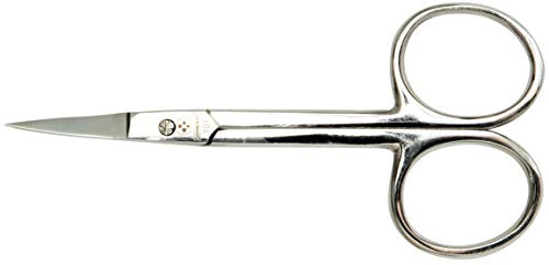 Mundial 701-S Specialty Forged 3 1/2 Curved Embroidery Scissors, Extra Fine Points