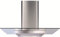 CDA ECN92SS 90cm Flat glass Cooker hood extractor in stainless steel