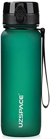 UZSPACE Trinkflasche 500ml/800ml/1L, Sport Trinkflasche Kinder Auslaufsicher, Tritan & BPA-frei Wasserflasche für fahrrad, fitness,Outdoor