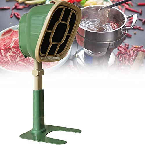 AALGO Campana Extractora De Sobremesa Campana Extractora Escritorio Portátil,66° Ajustable,Ajuste De Altura De 6 Segmentos,Fácil De Limpiar,Campana Extractora 3200 RPM,para Cocina del Hogar,Green