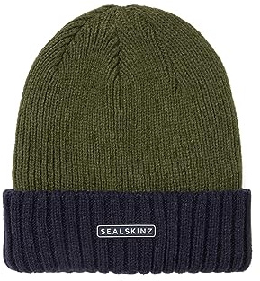 SEALSKINZ Bacton | Waterproof Cold Weather Roll Cuff Beanie Breathable Hat