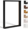 Bildershop-24 Schattenfugenrahmen FLEXI in Schwarz (matt) 50x150cm für Leinwandbilder und Keilrahmenbilder bis 4 cm Tiefe