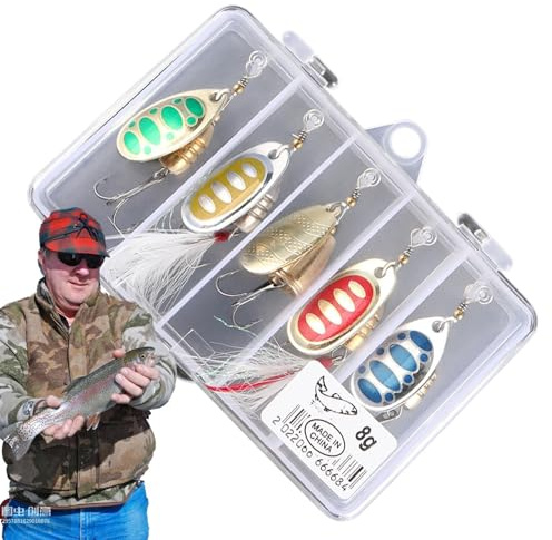 Fiske lockar, fiske lockar bas Spinner Baits Kit
