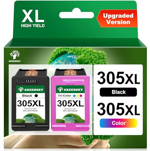 305 XL 305XL Compatible para Tinta HP 305 XL Multipack 305XL Negro y Color