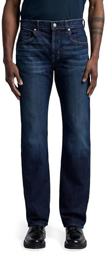 7 For All Mankind Men's Austyn Relaxed Fit Mid Rise Straight Leg Jeans - - 32