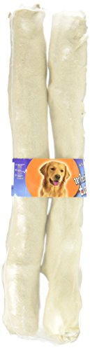 Nobby Rouleau à Mâcher pour Chien Blanc 250 g 35 cm 2 Pièces