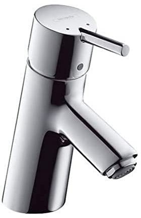 hansgrohe Wasserhahn Talis S für Niederdruck (Armatur mit Auslauf Höhe 70mm mit Zugstangen-Ablaufgarnitur) Chrom
