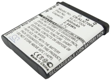 VINTRONS Replacement Battery For KODAK KLIC-7004 (800mAh/3.0Wh),