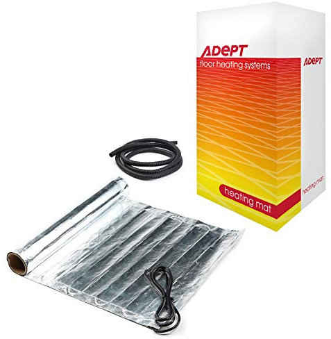 Electric Underfloor Heating Mat Kit for Laminate or Engineered Wood Flooring - 140W/m2-11m2