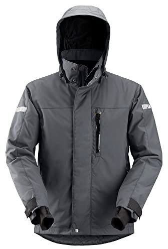 Snickers Workwear Herren X Mantel, Stahlgrau/Schwarz, XL