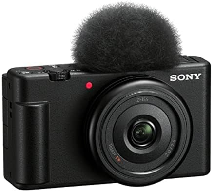 Sony ZV-1F Vlog Camera for Content Creators and Vloggers Black
