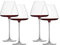 Grande Verre À Vin Blanc 800 ML,verre À Vin Cristal, Beaux Verres À Vin À Tige Haute, Verre Vin Bourgogne, Parfait La Maison, Les Restaurants, Les Fêtes,Grand Verres À Vins Avec Long Pied,4 Pièces Ver