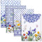 Arquiel Küchentücher Baumwolle 4 Stück, Geschirrtücher 100% Baumwolle Retro Wildflower Küchenhandtuch Set Multi-Purpose Hochwertige Küche Trockentuch Bar Handtücher 48 x 70CM