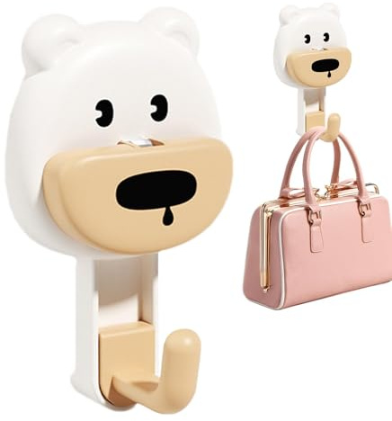 Crochet à ventouse de dessin animé | Crochet sous vide polyvalent | Sans trace | Design étanche | Sans perforation et forte adhérence pour salle de bain, cuisine, parois de douche - Décoration