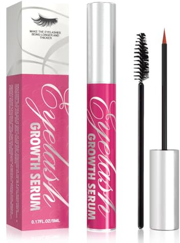Wimpernserum,Ohne Hormone,Lash Serum,Natürliches Wimpernserum für Schnelleres Wimpernwachstum,Vollere und Längere Wimpern,Fördert Gesunde Kräftige Wimpern(5ML)