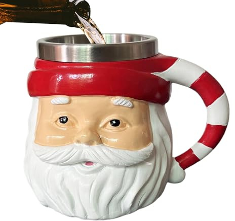 Fangfhai julmugg, julkaffekoppar, 250 ml dryckesartiklar med handtag för födelsedag flickor semester choklad