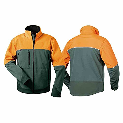 Feldtmann 22756/L Softshell Jacke Sanddorn Größe L grün/orange