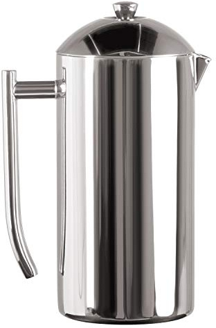 Frieling French Press Coffee Maker - 23 oz, Polished Double-Wall Stainless Steel - Insulated French Press for Camping - All Stainless Steel Coffee Maker