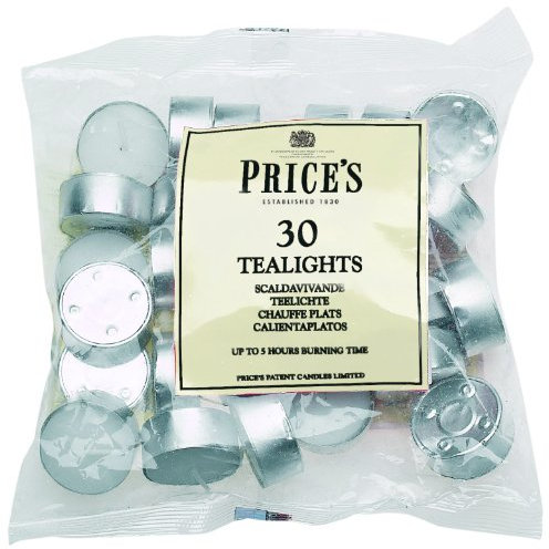 Price's Tealight Candles Bag, Pack of 30